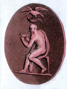 Aischylos (ca. 525-456 f.Kr.), gresk tragisk poet. av Unknown artist