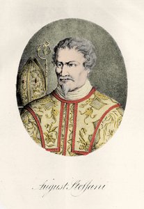 Agostino Steffani (1654-1728) italiensk komponistgravering 1856 av Unknown artist