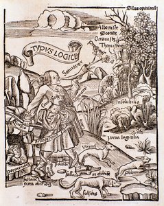 Allegori om logikk fra Margarita philosophica av Gregor Reisch (1508) av Unknown artist