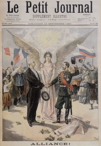 Allianse (mellom Frankrike og Russland) - Couv. "" The Petity Journal""" av 12. september av Unknown artist