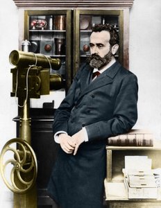 Alphonse Bertillon (1853-1914), French criminologist who created anthropometry. av Unknown artist