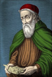 Amerigo Vespucci (1454-1512) italiensk nettleser av Unknown artist