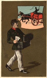 Anonym kromolitografi, slutten av 1800-tallet. av Unknown artist