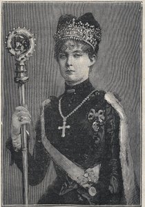 Erkehertuginne Margarethe Klementine av Østerrike - Margaret Clementine Marie av Østerrike 1870-1955 Erkehertuginne av Østerrike - gravering av 1892 av Unknown artist