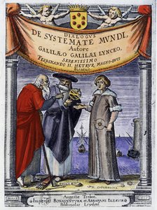 Aristoteles, Ptolemaios og Nicolas Copernicus (Nicolaus Copernicus av Unknown artist