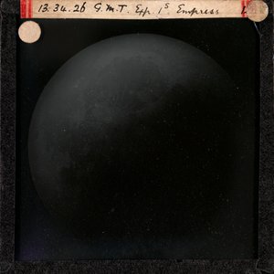 Astronomisk glassplate av måneformørkelsen (1910) av Unknown Artist