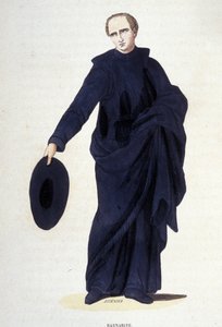 Barnabitt. Gravering fra et album på religiøse ordre, Paris av Unknown artist