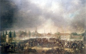 Slaget ved Leipzig (Battle of Nations), 16.–19. oktober av Unknown artist