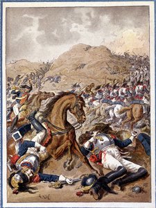 Slaget ved Moskova (også slaget ved Borodino), 7. september 1812. av Unknown Artist