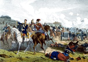 Slaget ved Reichshoffen eller Woerth, 6. august av Unknown artist