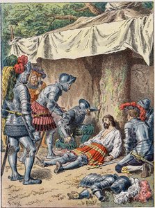 Bayards død i 1524. av Unknown artist