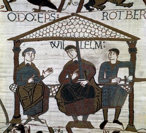 Bayeux-teppe, kjent som Broderi av Dronning Mathilde av Unknown artist