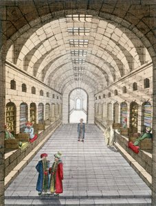 Bazar (souk) i Tunis, Tunisia. av Unknown artist