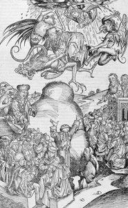 Tro og overtro. I "" Nuremberg Chronicles"" av Unknown artist