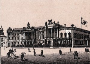 Berlin, Tyskland: utsikt over Imperial Palace Emperor