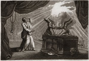 Bibelen til Royaumont, Det gamle testamente: Paktens ark. Figur av arken. Illustrasjon fra 1811. av Unknown artist