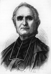 Bishop Félix Dupanloup (1802 - 1878), French prelate, bishop of Orléans av Unknown artist