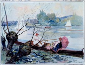 Båttur av Unknown Artist