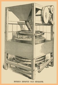 Bournes forbedrede gullseparator av Unknown Artist