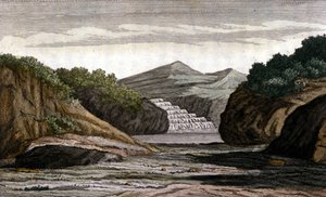 Brasil, elv og land rik på gylne pepitter. 1800-talls gravering) /Leemage av Unknown artist