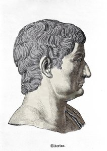 Byste av Tiberius (42 f.Kr. - 37 e.Kr.). av Unknown artist