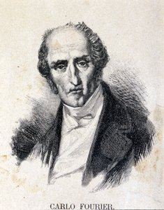 Charles Fourier (1772-1837), fransk filosof og økonom. av Unknown artist