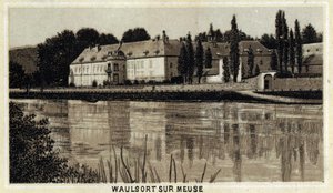 Chateau de Waulsort sur Meuse, Vallonien, Belgia. av Unknown artist