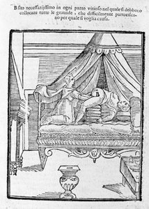 Fødselsscene etter «Della Commare» av Scipione Mercuri av Unknown artist