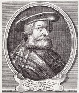 Claude Ptolemaios (v. 90 - v. 168), gresk astronom, matematiker og geograf. Gravering av 1800-tallet. av Unknown artist
