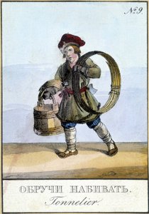 Connelier i Russland på 1800-tallet. av Unknown artist