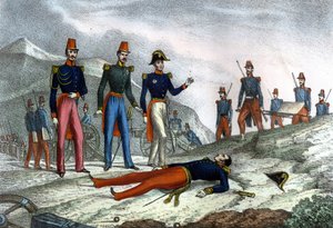 Conquest of Algeria. Death of General Danrémont during the capture of Constantine. 13 October 1837. in” L