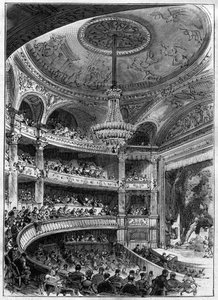 Konstantinsteater i Algerie bygget av arkitekten Paul Jean Gion (1838-1904) mellom 1877 og 1883 - teatret av Unknown artist