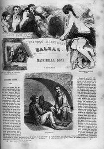 Omslag til romanen "" Massimilla Doni "" av Unknown artist