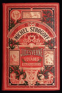 Omslag til Jules Vernes bok "" Michel Strogoff"", red. Hetzel av Unknown artist