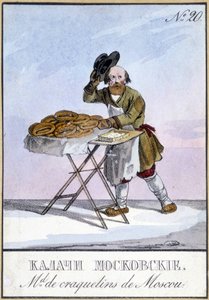 Krakkere fra Moskva på 1800-tallet. av Unknown artist
