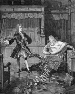 Creation of the General Bank and Paper Money (paper money) av Unknown artist