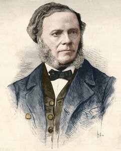 César Franck (1822 - 1890), French composer and organist of Belgian origin. av Unknown artist