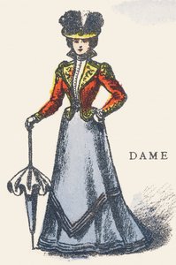 D: Dame av Unknown artist