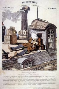 Daguerreopipers eller Talent kommer i søvn. Ironisk artikkel mot det nye fotografyrket. I "" Today, journal of ridicules"", den 15/03/1840. av Unknown artist