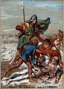 Dødsfallet til Charles the Temeraire (1433-1477), hertugen av Burgund av Unknown artist