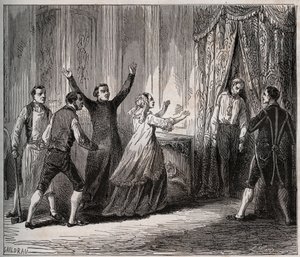 Prinsen av Condes død (Louis VI Henri de Bourbon Conde av Unknown artist