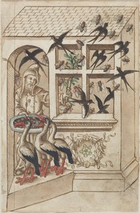 Ikke ha svaler under samme tak [fol. 40 recto], ca. 1512–1514 (penn og blekk) av Unknown Artist