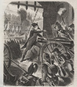 ENGELSK REVOLUSJON. Heroisk handling av Desilles - Den franske revolusjonen: saken om Nancy. Den 31. august 1790 startet Marquis de Bouille (Francois Claude Amour du Chariol, Marquis de Bouille) (1739-1800) en undertrykkelse mot soldatene fra garnisonen ti av Unknown artist
