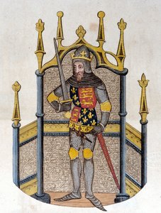 Edward III (1312-1377), konge av England Gravering fra begynnelsen av 1800-tallet av Unknown artist