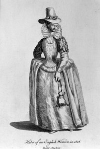 Engelsk kvinne fra 1626. av Unknown artist