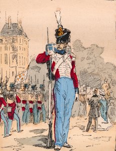 Gravering av 1882 i "Tiårs historie: 1830-1840"" Louis-Blanc (1811-1882) av Unknown artist