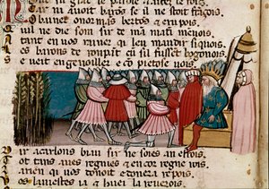 Innreise til Spania (miniatyr av Unknown artist