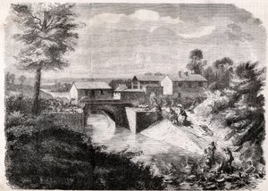 Episode in Battle of Palestro, May 31 av Unknown artist
