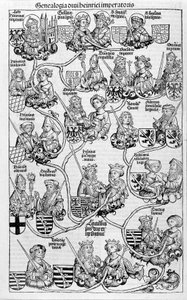 Familietre. I "" Nuremberg Chronicles" av Unknown artist