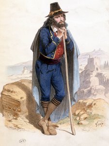 Bonde i nærheten av Roma av Unknown artist